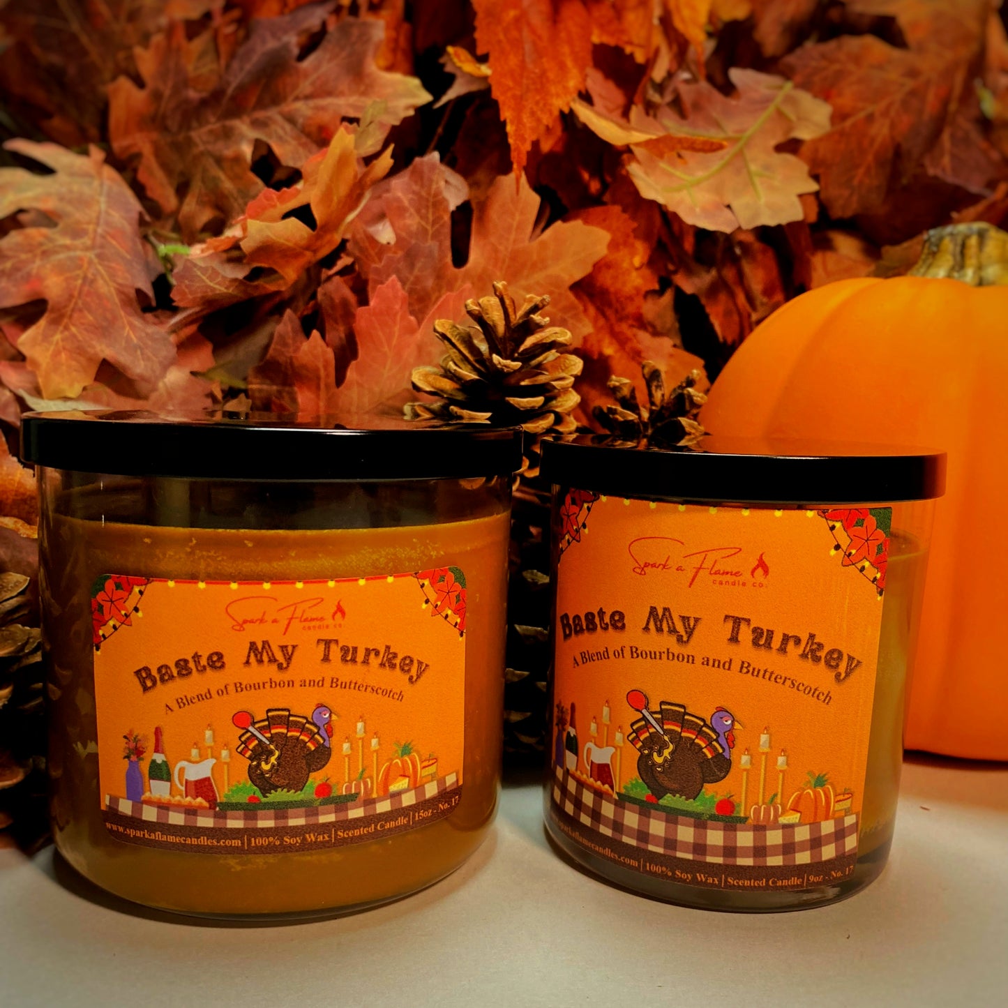 Baste My Turkey - Autumn Bourbon Butterscotch Candle